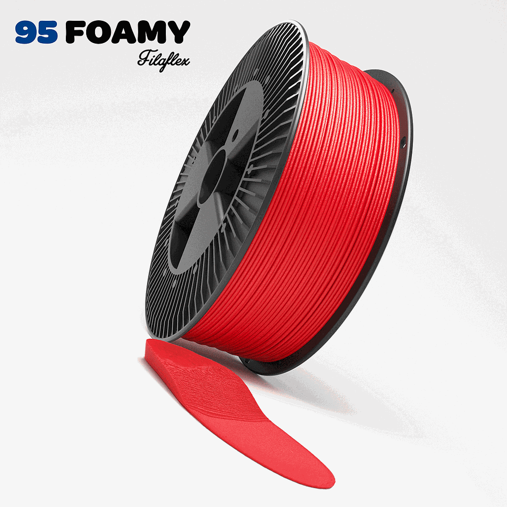 FILAFLEX 95A FOAMY RED 2.85MM 3kg